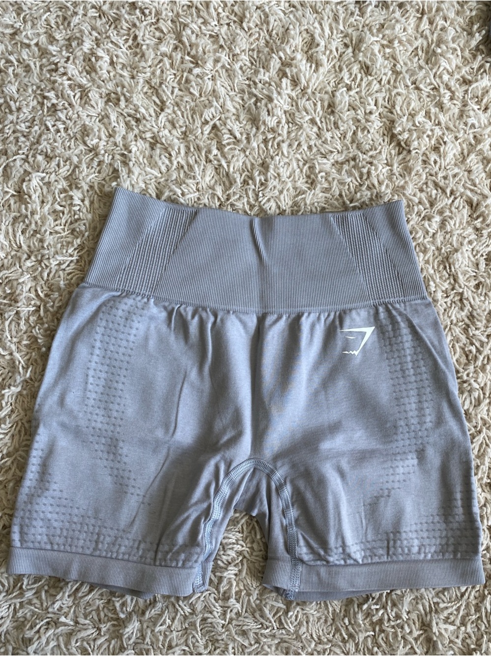 GYMSHARK - Grey High-Waist Seamless 2.0 Shorts